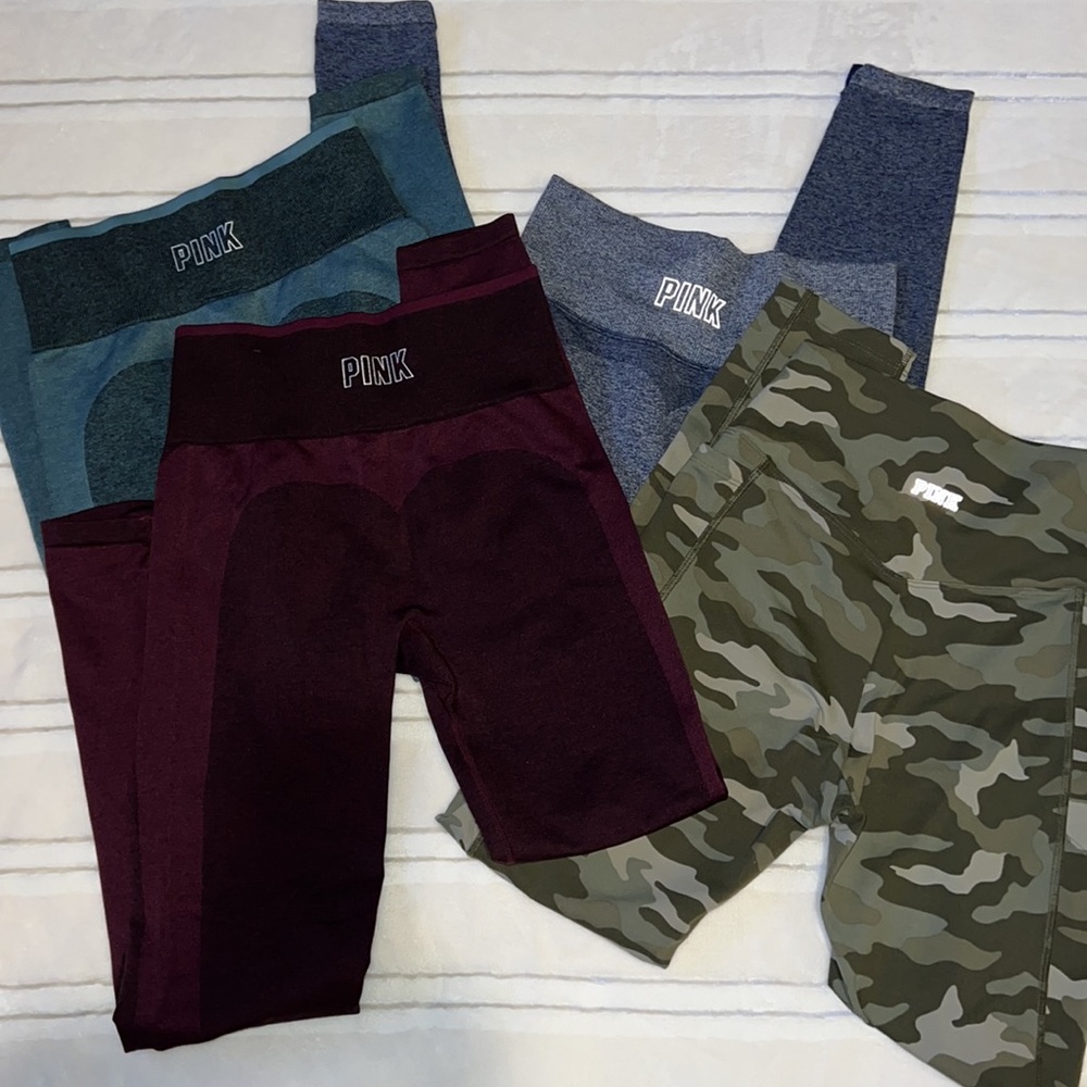 Bundle of 4 Victoria Secret Leggings XS LIKE NEW!